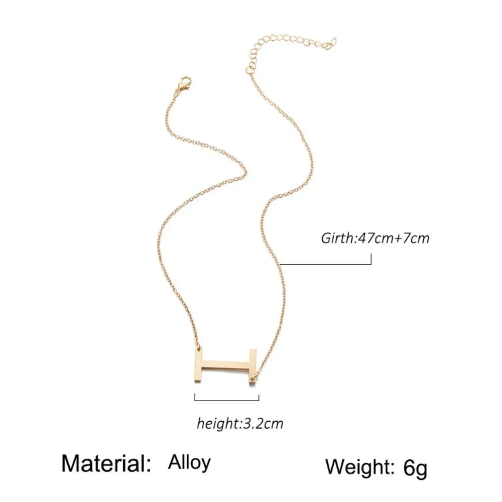 Letter V - Letter Pendant Fashion Necklace - Picture 7 of 11